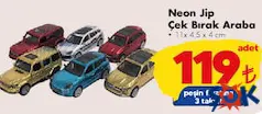 NEON JİP ÇEK BIRAK OYUNCAK ARABA fiyat ve kampanya bilgisi